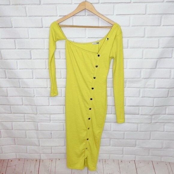 FASHION NOVA Ribbed Neon Bodycon Dress - Picture 3 of 12